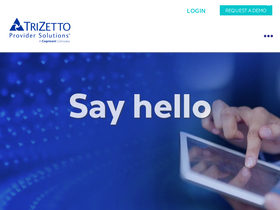 'trizettoprovider.com' screenshot