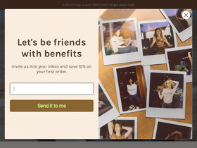 The Bee & The Fox website screenshot