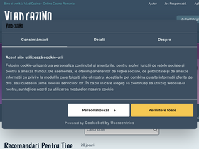 'vladcazino.ro' screenshot