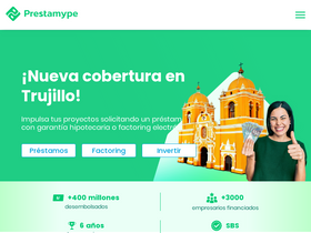 'prestamype.com' screenshot
