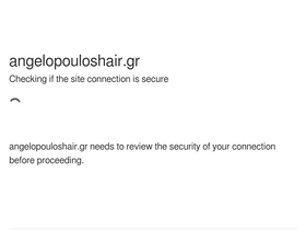 'angelopouloshair.gr' screenshot