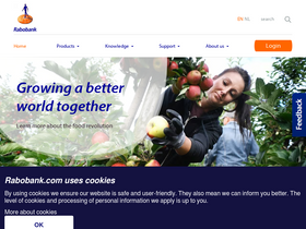 'rabobank.com' screenshot