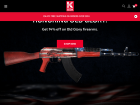 'kalashnikov-usa.com' screenshot