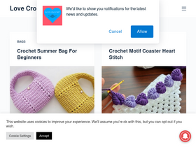 'ilove-crochet.com' screenshot