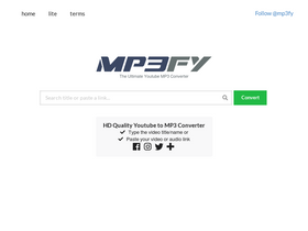 'mp3fy.org' screenshot