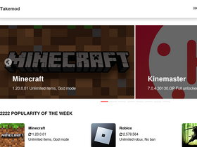 'takemod.com' screenshot