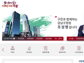 'gangnam.go.kr' screenshot