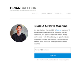 'brianbalfour.com' screenshot