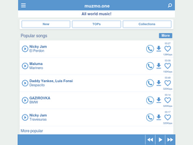 'muzmo.me' screenshot