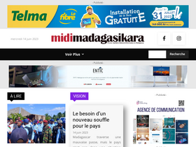 'midi-madagasikara.mg' screenshot