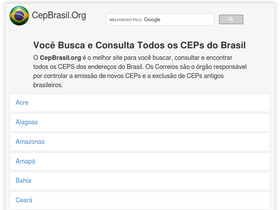 'cepbrasil.org' screenshot