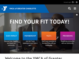 'ymcacharlotte.org' screenshot