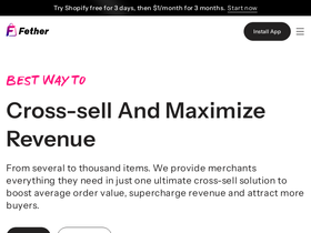 Fether Website website screenshot