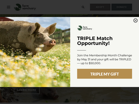 'shop.farmsanctuary.org' screenshot
