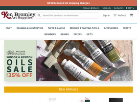 'artsupplies.co.uk' screenshot