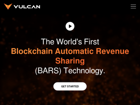 'vulcanblockchain.com' screenshot