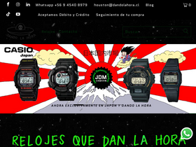 Dando La Hora homepage screenshot