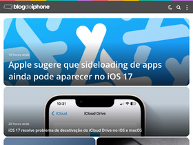 'blogdoiphone.com' screenshot