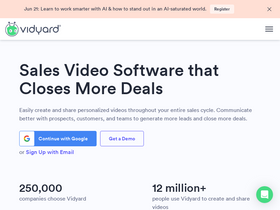 'vidyard.com' screenshot