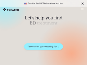 'treated.com' screenshot