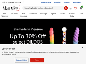 'adameve.com' screenshot