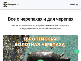 'cherepahi.ru' screenshot