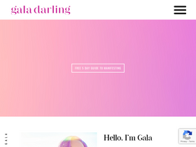 'galadarling.com' screenshot