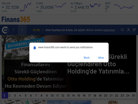 'finans365.com' screenshot