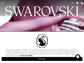 'swarovski.com.br' screenshot