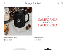 engagethereal.com homepage screenshot