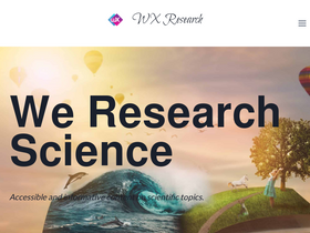 'wxresearch.org' screenshot
