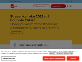 'edenred.cz' screenshot