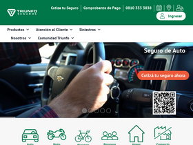 'triunfoseguros.com' screenshot