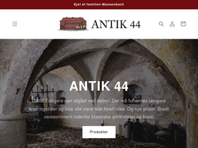 Antik44 homepage screenshot