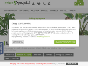 'zielony-parapet.pl' screenshot