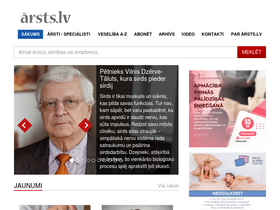 'arsts.lv' screenshot
