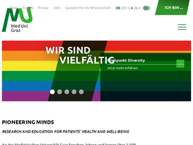 'medunigraz.at' screenshot
