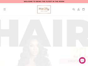 hair2fly.com homepage screenshot