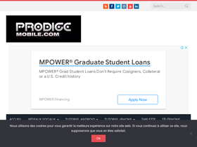 'prodigemobile.com' screenshot