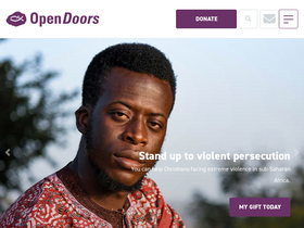 'opendoorsuk.org' screenshot