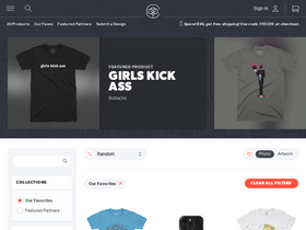 'cottonbureau.com' screenshot