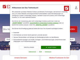 'telefonbuch.de' screenshot