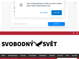 'svobodny-svet.cz' screenshot