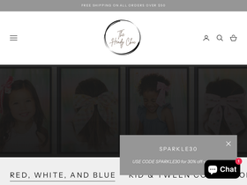 theheadychic.shop homepage screenshot