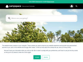 'campspace.com' screenshot