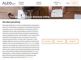 'aleo.com' screenshot