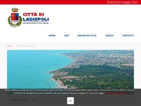 'comunediladispoli.it' screenshot