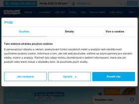 'invia.cz' screenshot