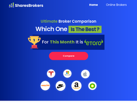 'sharesbrokers.com' screenshot