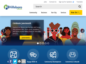 'hillsboro-oregon.gov' screenshot